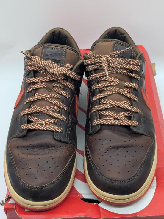 Nike Dunk Low Light British Brown Crimson Corduroy HQ3448-262 Mens Size 13 main image 8